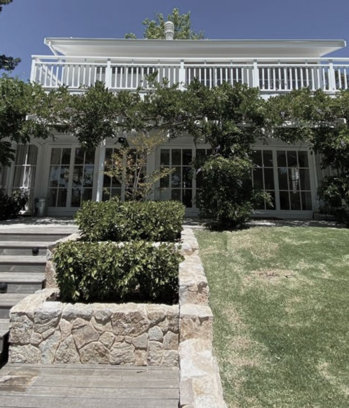 Helvia Natural Limestone Wall cladding is our pick of the month! Shoreward House.