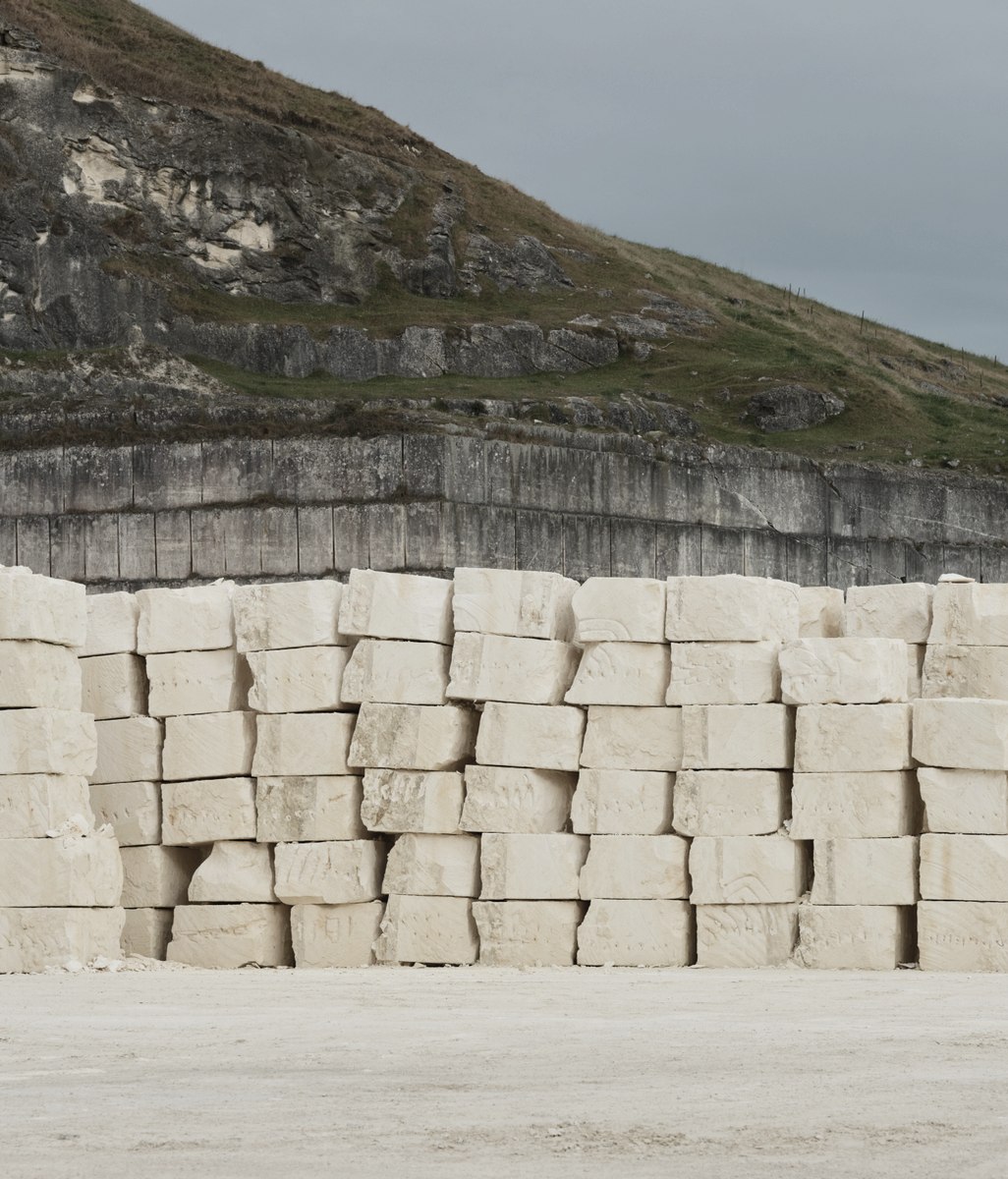 Enjoying the beauty of natural limestone