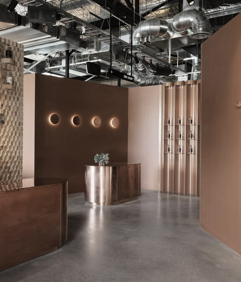 A conscious copper-clad gin distillery in Melbourne