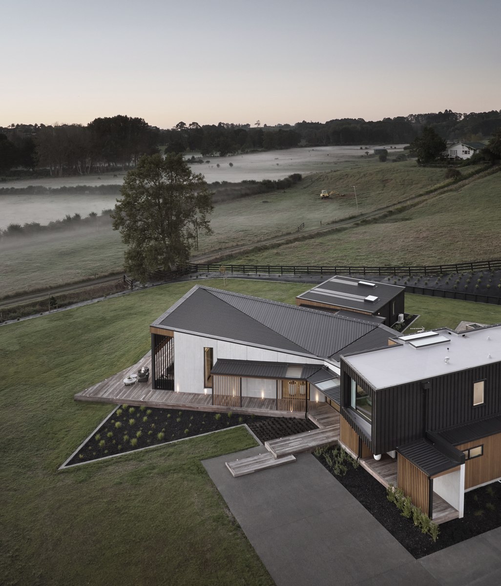 Unique contemporary design in a rural setting