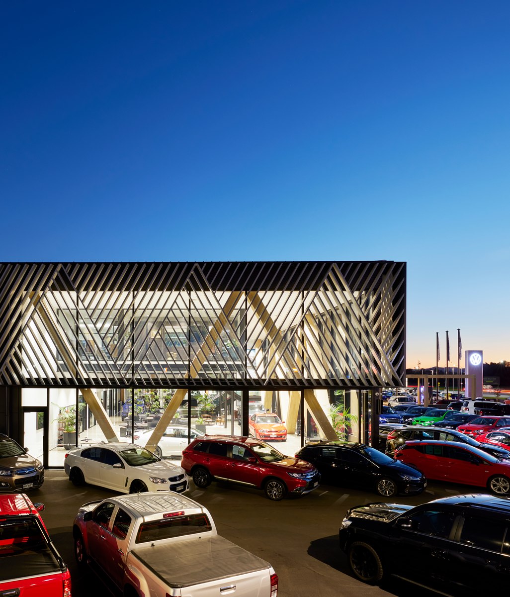 A new car dealership designed to unify a major automotive group