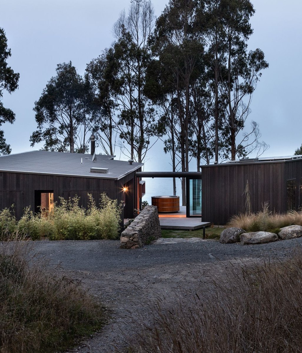 A remote cliff top dwelling designed to indulge in every inch of its rugged coastal locale