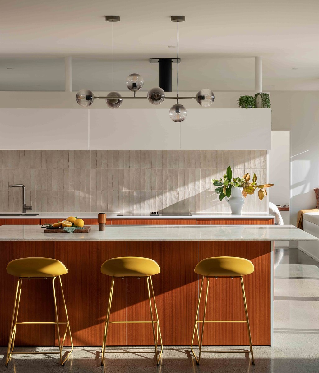 An ex-state house turned into a mid-century modern oasis