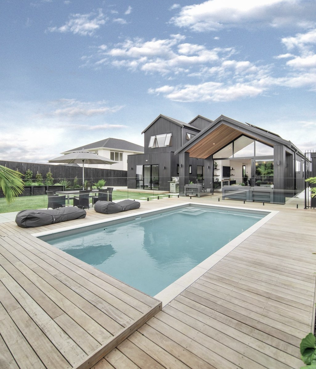 An architectural stand-out in a coastal suburb
