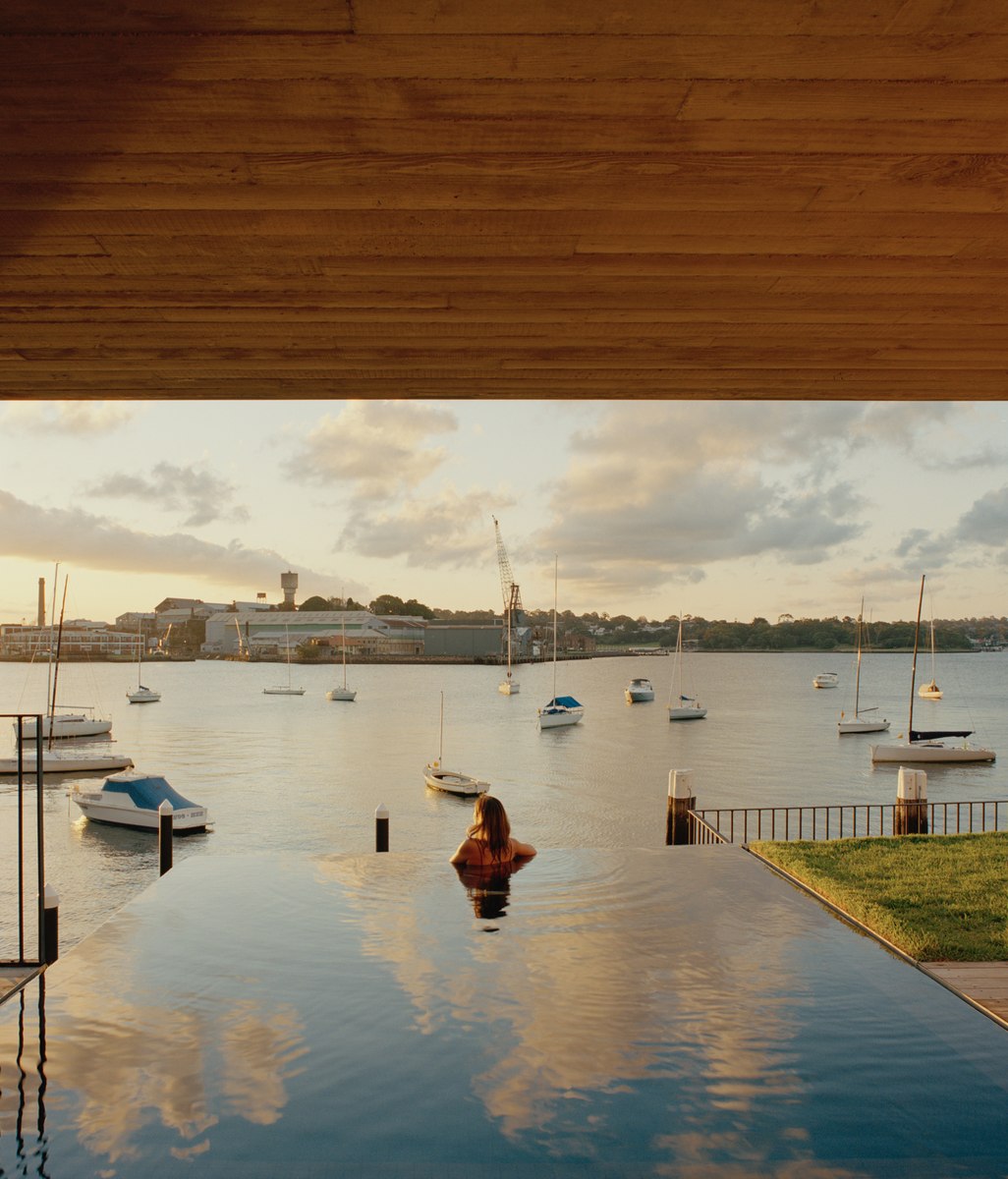 The dramatic transformation of a fisherman’s cottage honours a site with views of Sydney Harbour
