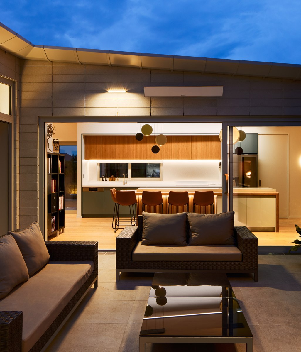 An easy-care new build in Palmerston North with a surprise in the centre