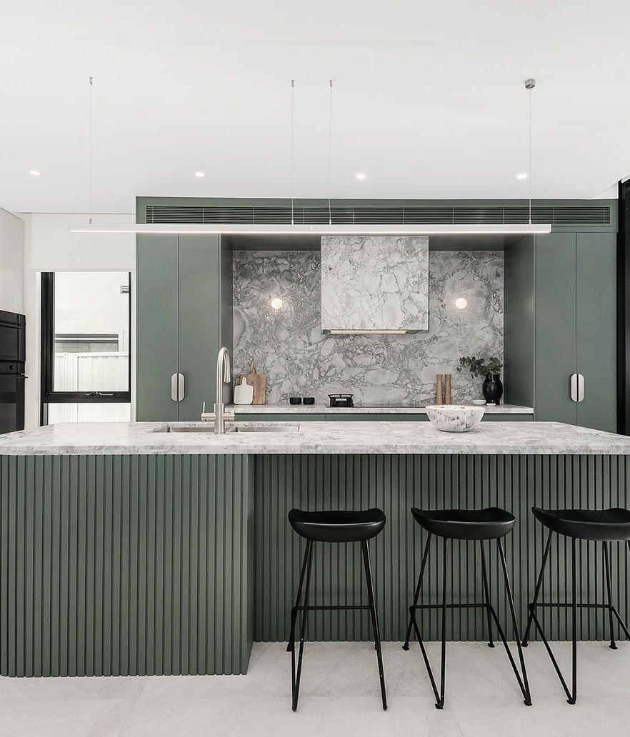 Elegant Marrickville duplex tells captivating visual story through ambient lighting design