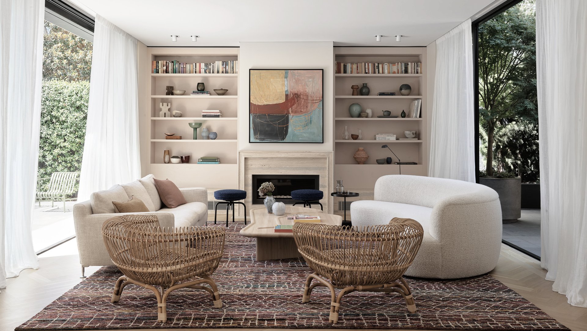 A globally-inspired, art-filled house with all the warmth of a forever ...