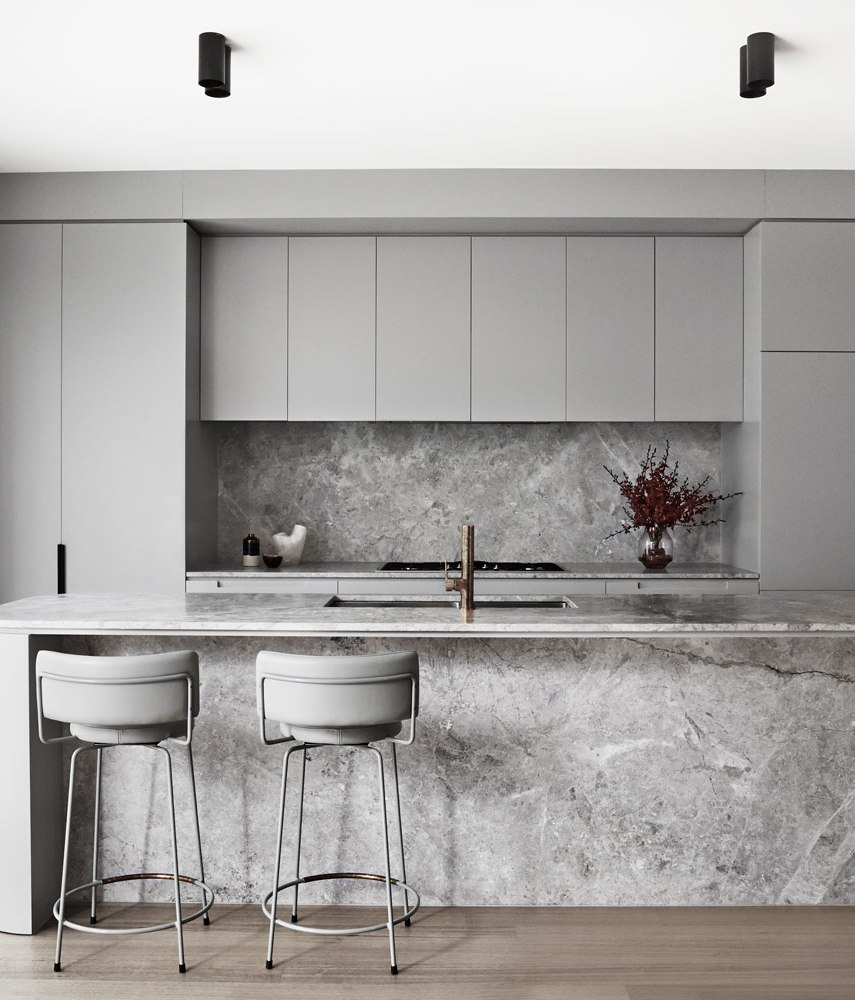 A 1940s brick cottage imbued with masculine elegance and contemporary sensibility