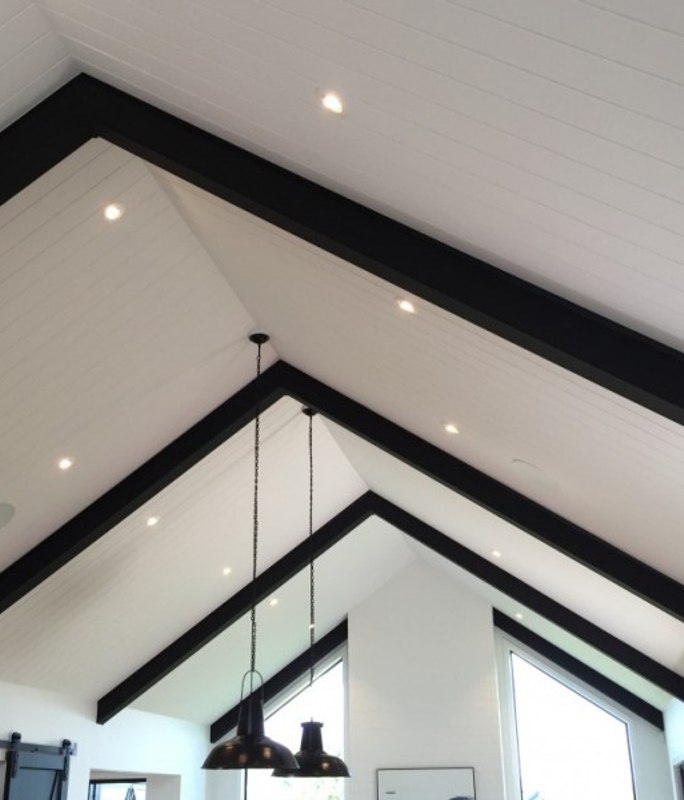 The grooved interior: fibre cement features