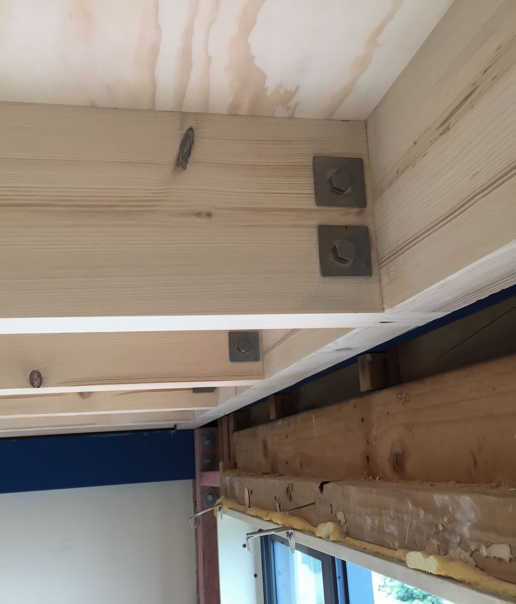 Spruce timber & Woca oil