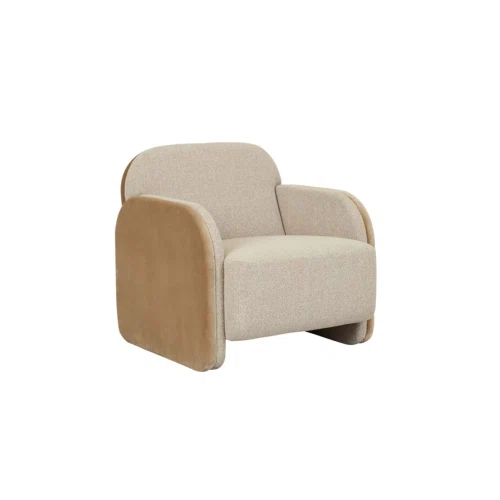 Biscotti/Dijon Velvet Livia Occasional Chair