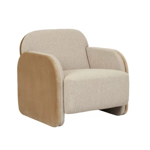 Biscotti/Dijon Velvet Livia Occasional Chair