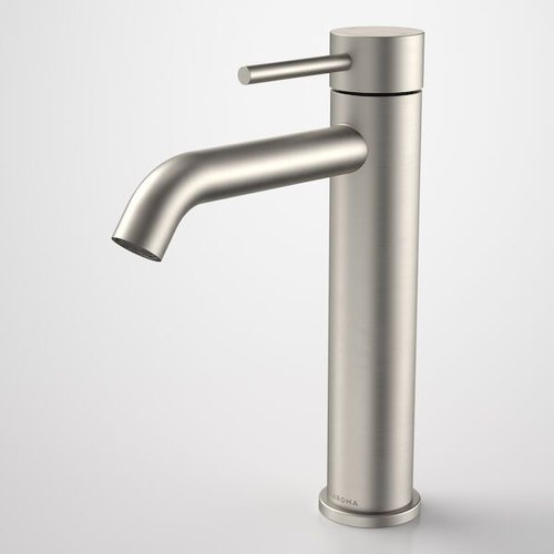 Brushed Nickel Liano II Mid Tower Basin Mixer - All Pressure - Lead Free