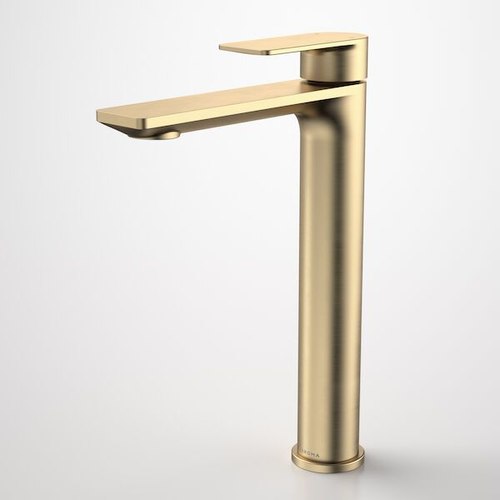 Brushed Brass Urbane II Tower Basin Mixer - All Pressure - Lead Free