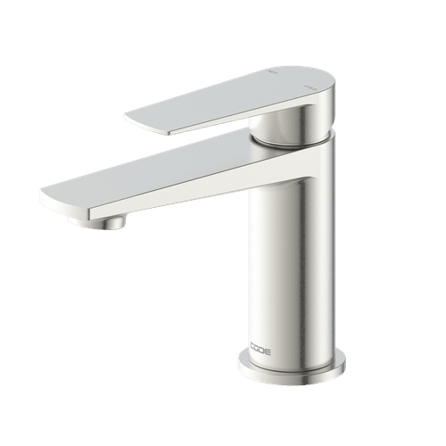 Brushed Nickel Code Pure Basin Mixer - 7 Colours