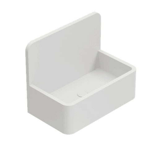 Dover White Apollo Wall Hung Basin