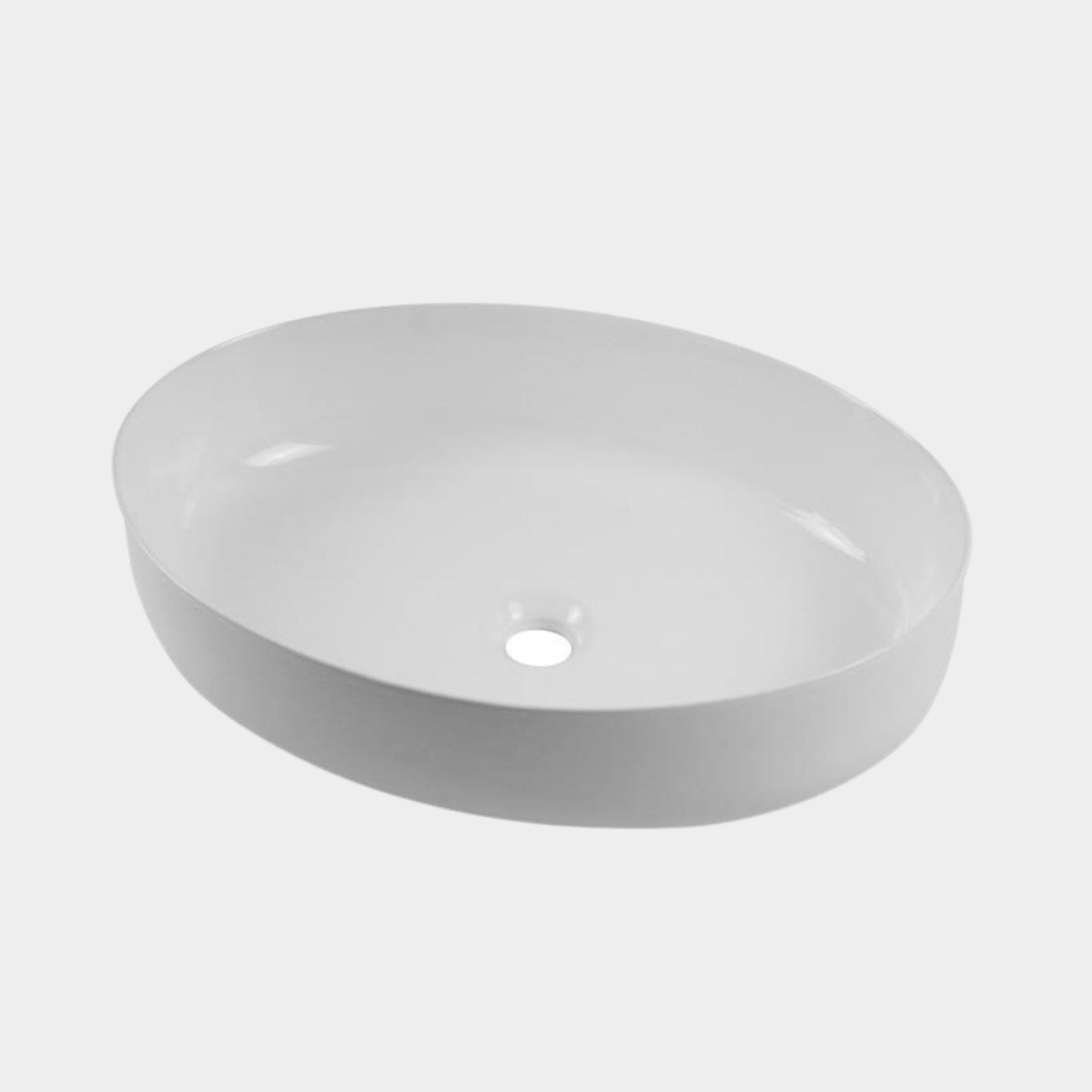 Barca Above Counter Basin Gloss White | ArchiPro AU