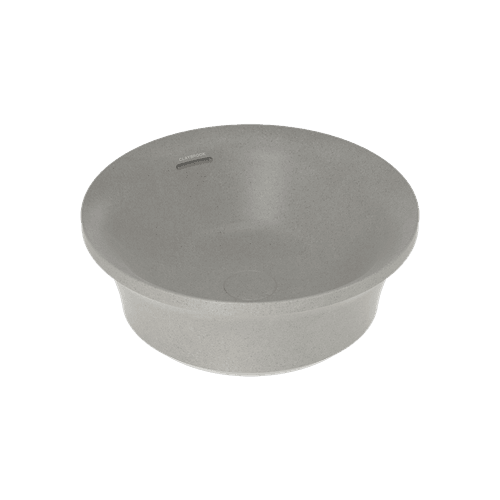 Schist Grey Flute Round Vessel Basin