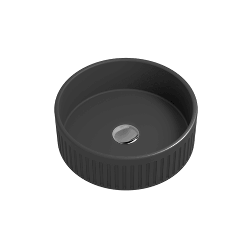 Black Laurel Round Vessel Basin