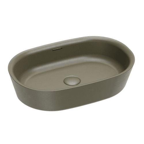 Olive Green Vela Vessel Basin