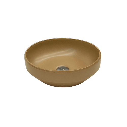 Manuka Terra 380 Round Vessel Basin Dune