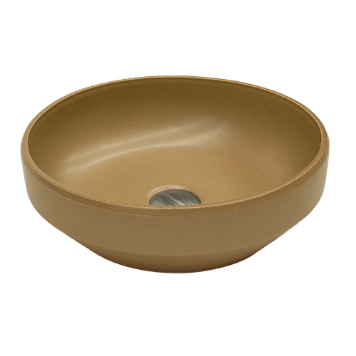 Manuka Terra 380 Round Vessel Basin Dune