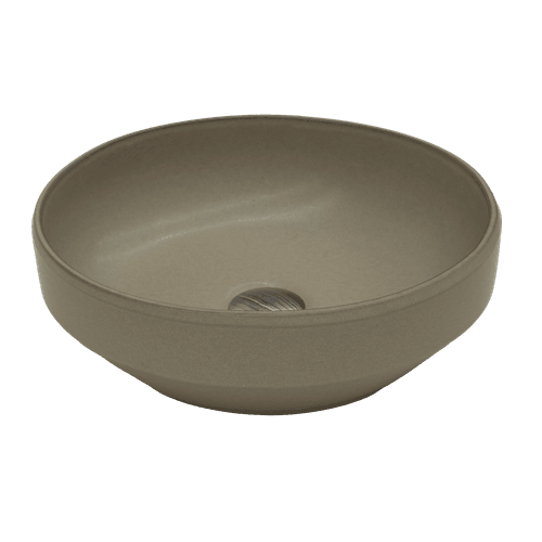 Pumice Terra 380 Round Vessel Basin Dune
