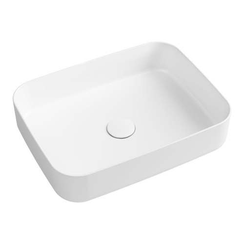 Gloss White Toni Rectangular Vessel Basin