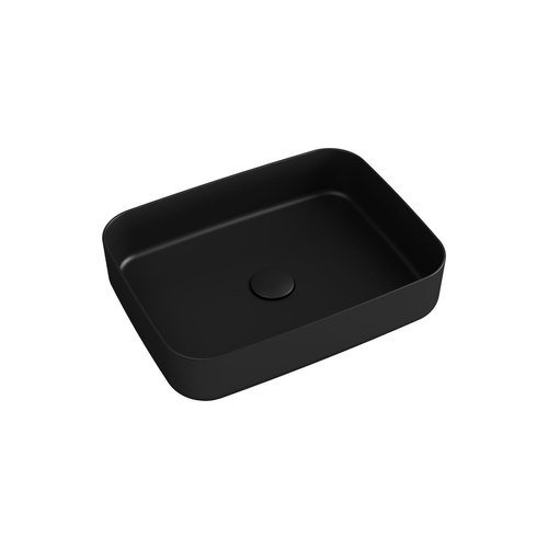 Black Toni Rectangular Vessel Basin