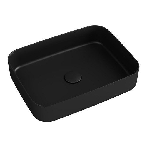 Black Toni Rectangular Vessel Basin