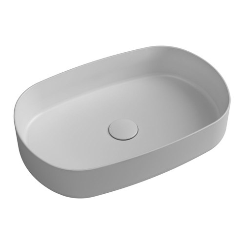 Matte White Toni Oval Vessel Basin