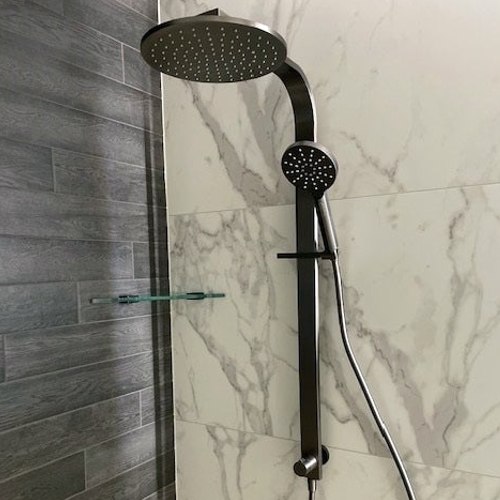 Gunmetal Code Pure Round Shower Column 3 Function