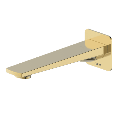 Brushed Brass Code Pure Bath Spout 210Mm - 7 Colours