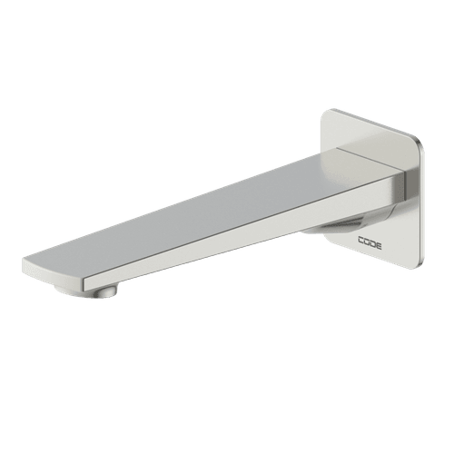 Brushed Nickel Code Pure Bath Spout 210Mm - 7 Colours