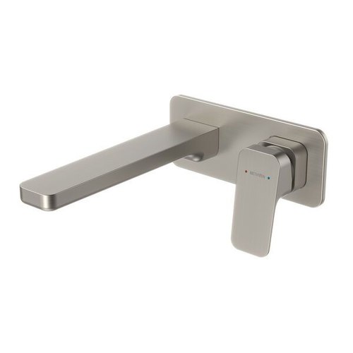 Brushed Nickel Waipori MK2 Wall Basin/Bath Mixer 6 Star - Lead Free