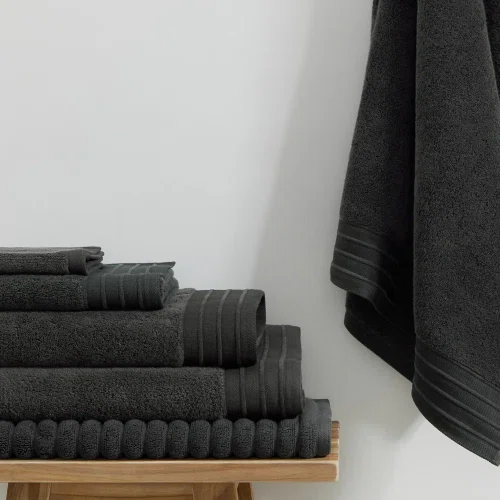 Charcoal Luxe Bath Towels
