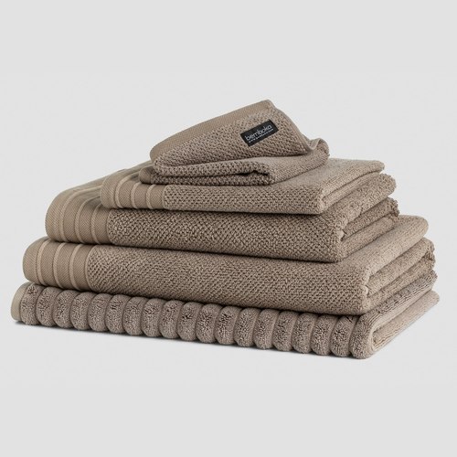 Mocha Jacquard Bath Sheets