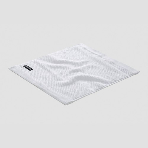 White Rib Face Washers