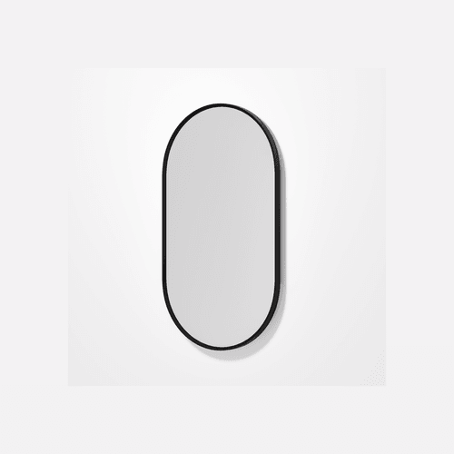 Black Code Aspect Oval 600 Framed Mirror Range