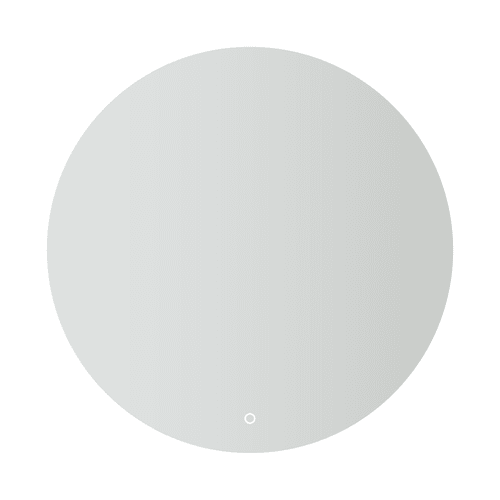 Chrome Ambience Round LED Mirror