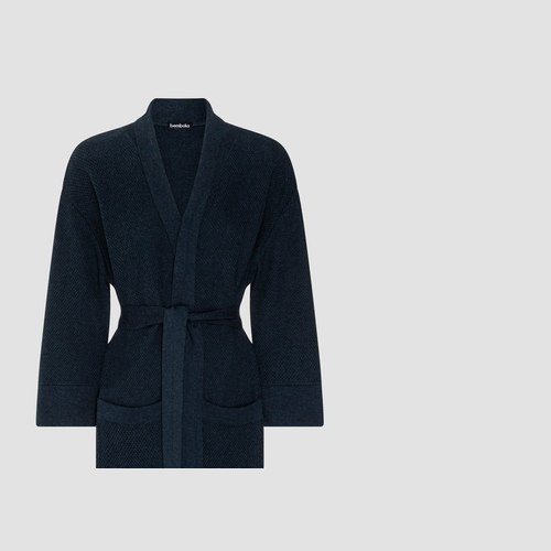 Ink Knitted Cotton Bathrobes