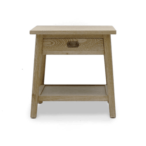 Natural Vaasa Side Table 1 Drawer