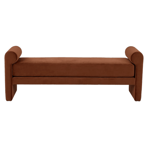Cinnamon Velvet Soren Liv | Bennet Bench Seat