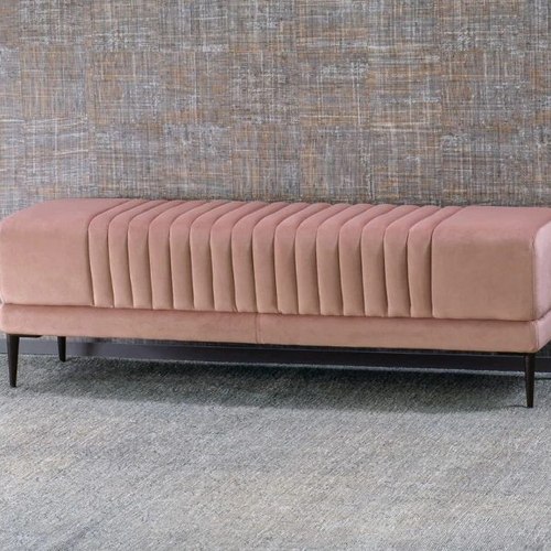 Dusky Pink Vernara Ottoman
