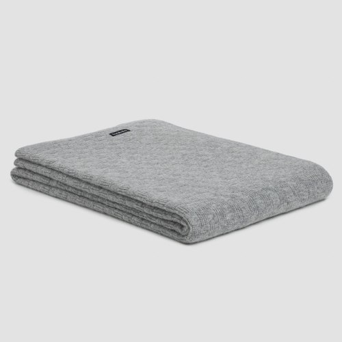 Dove Light Box Angora & Merino Wool Throws