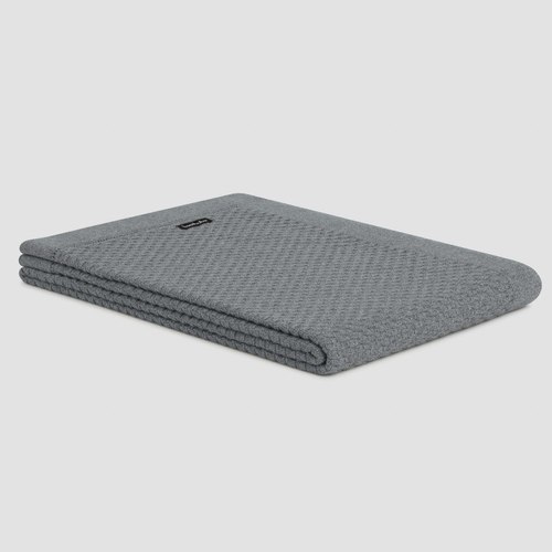 Marl Dove Basketweave Cotton Throws