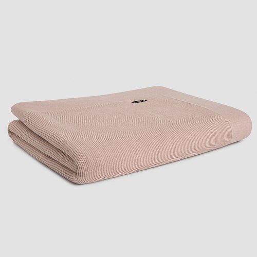 Blush Rib Cotton Throws