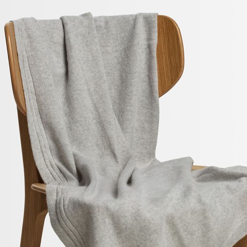 Oyster Jersey Italian Cashmere Throws, Wraps & Shawls