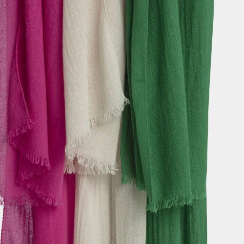 pink Italian Cashmere Scarves